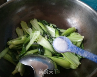 蒜香鸡毛菜的做法步骤：6