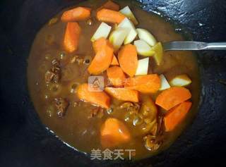 咖哩鸡块的做法步骤：7