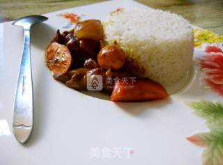 咖哩鸡块的做法步骤：9