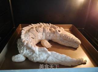 五仁馅鳄鱼面包的做法步骤：10