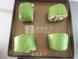 和风茶园面包的做法步骤：21
