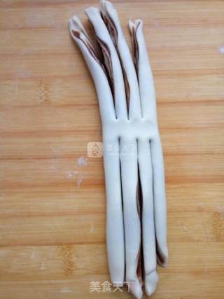 中式福寿结豆沙红枣面包的做法步骤：13