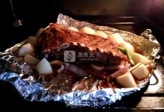 土豆烤羊排的做法步骤：9