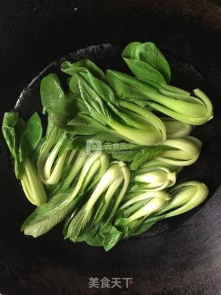 蚝油香菇青菜的做法步骤：4