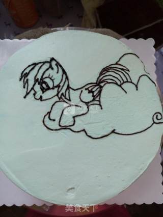小马生日蛋糕的做法步骤：12