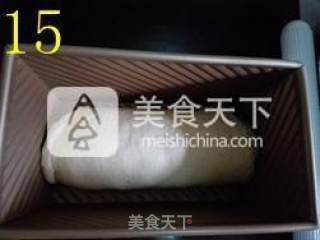 加州吐司　——　一次做俩才过瘾（两个450克吐司模的量）的做法步骤：15