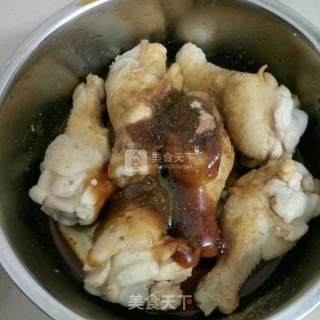 糜豆煮鸡的做法步骤：2