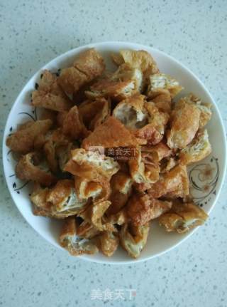 面筋炒韭菜的做法步骤：2