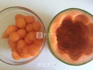 蜜瓜牛奶冰的做法步骤：3