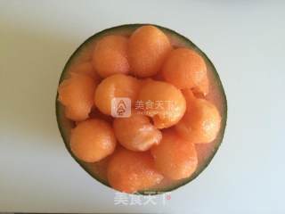 蜜瓜牛奶冰的做法步骤：5