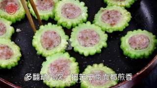 家常菜之【干烧苦瓜酿肉】的做法步骤：5