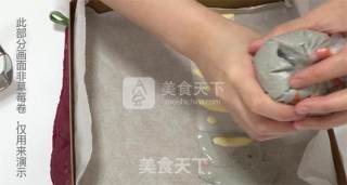 龙猫彩绘蛋糕卷的做法步骤：10