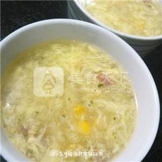 简版鸡蓉粟米酥皮汤的做法步骤：3
