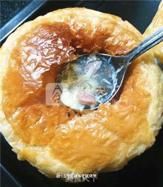 简版鸡蓉粟米酥皮汤的做法步骤：8