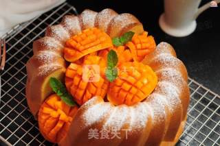 芒果萨瓦林戚风蛋糕的做法步骤：15