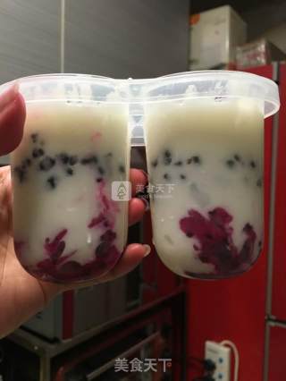 火龙果蜜豆酸奶冰棒的做法步骤：4