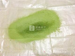 花朵抹茶蛋糕的做法步骤：1