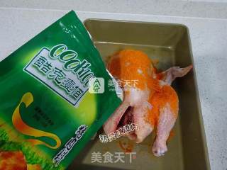 香草烤鸡的做法步骤：3
