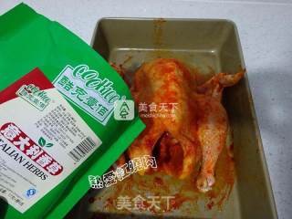 香草烤鸡的做法步骤：5