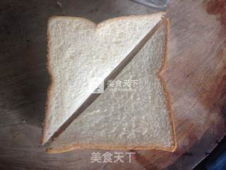 简易西多士的做法步骤：4