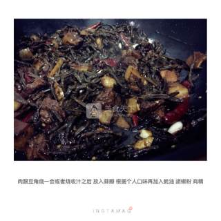 红烧干豆角的做法步骤：6