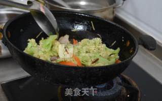 酱焗有机花菜的做法步骤：4