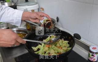 酱焗有机花菜的做法步骤：5