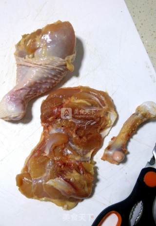 动漫海贼王路飞棒骨肉的做法步骤：2