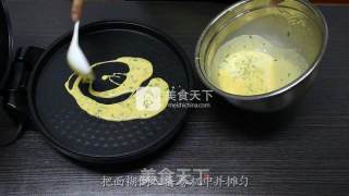 香葱鸡蛋卷--灵动美食/口感可以和厚烧蛋媲美的料理的做法步骤：5