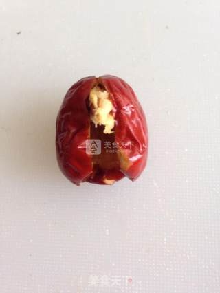 红枣核桃心的做法步骤：1
