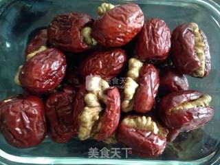 红枣核桃心的做法步骤：6
