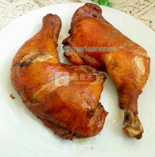 秘制烤大鸡腿的做法步骤：13