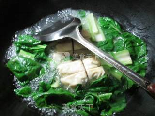 君叠菜面结汤的做法步骤：5
