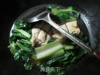 君叠菜面结汤的做法步骤：8