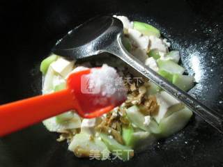榨菜丝豆腐煮夜开花的做法步骤：8