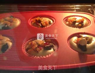 果干马芬，发糕，小蛋糕的做法步骤：8