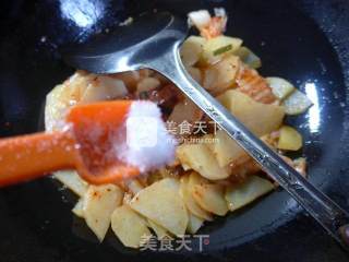 泡菜炒土豆的做法步骤：6