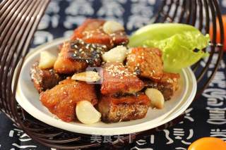 糖醋鱼块的做法步骤：10