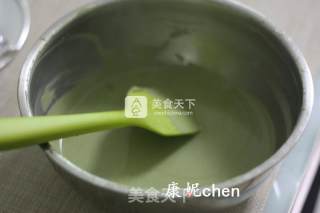 草莓抹茶慕斯蛋糕的做法步骤：4