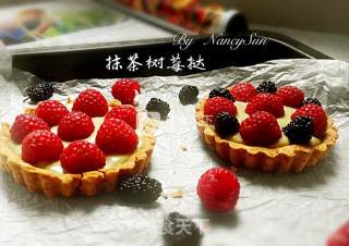 春末初夏的色彩味道——抹茶树莓挞的做法步骤：15
