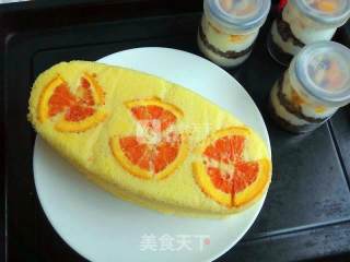 血橙酸奶蛋糕的做法步骤：12
