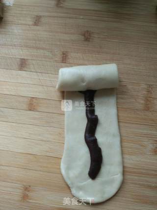 改进款全麦豆沙酥的做法步骤：7