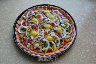 鲜虾什锦披萨的做法步骤：10