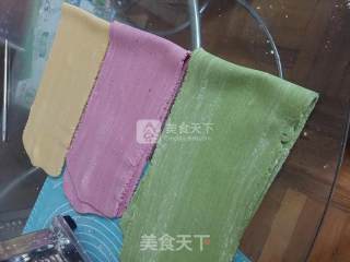 手工彩色果蔬面的做法步骤：6