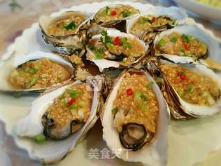 蒜香烤生蚝的做法步骤：6