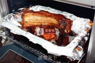 自制腌肉酱烤排骨的做法步骤：7