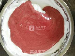 香草芒果流心蛋糕的做法步骤：7
