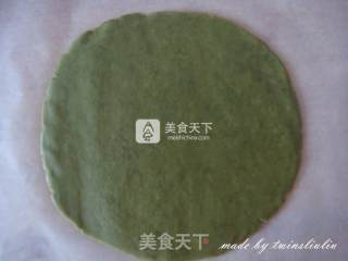 抹茶花朵饼干的做法步骤：8