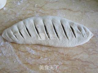 红豆花式面包的做法步骤：10