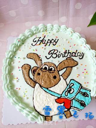 小羊提米生日蛋糕的做法步骤：14